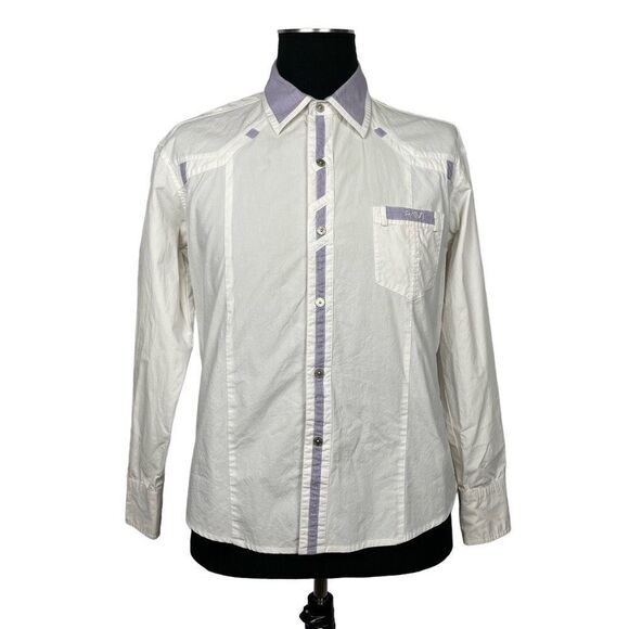 Pavi Italy Cotton Blend Snap Front Shirt - Men’s M - Picture 1 of 9